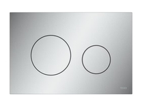 9240625 TECE Loop Пластиковая панель смыва, цвет панели хром матовый, цвет клавиш хром матовый