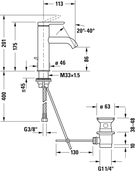 Duravit Душевой комплект