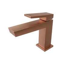 100281848 Noken Square Смеситель для раковины, брашированная медь