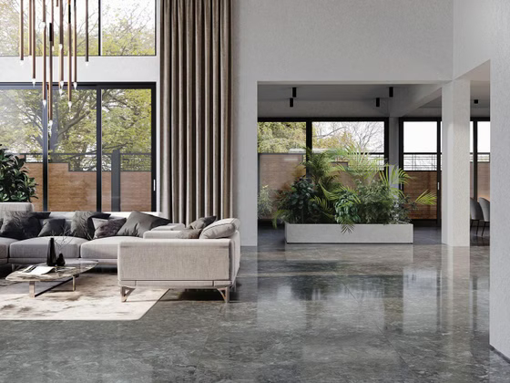 SG50000122R Риальто Нобиле серый тёмный лаппаттированный обрезной Kerama Marazzi 60x119.5