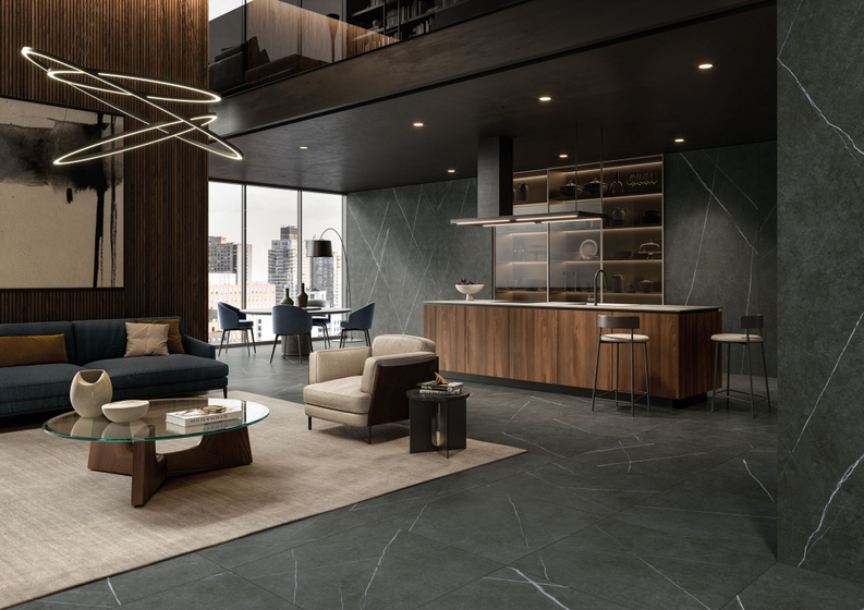 Metropolis Imperial Black керамогранит Italon 60x120