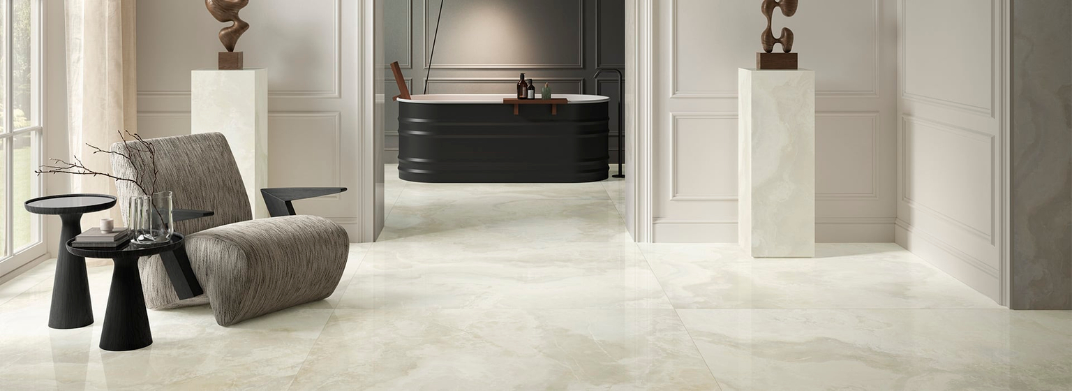 Onice Platino Polished 6 mm 150x300 Maxfine 150х300