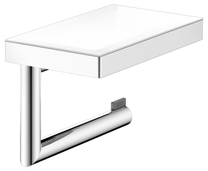 12873 019000 Keuco Reva Держатель для туалетной бумаги с полкой, хром