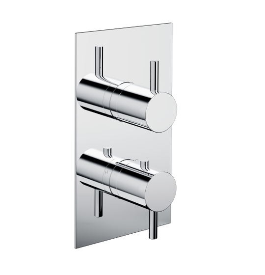 Термостатический смеситель встраиваемый JTP Rod Chrome, 2 выхода, WJ 8504203 CR