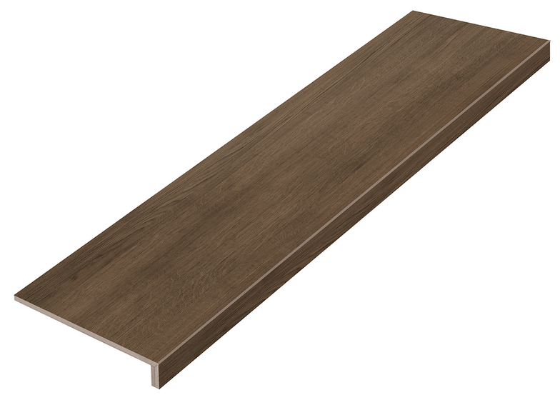 Ступень LUX Граните Вуд Классик Темно-коричневый LMR Мягкое лаппатирование 32х120