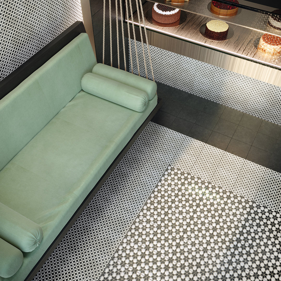 VT/A294/SG1544N Декор Фреджио 1 черно-белый Kerama Marazzi 20x20