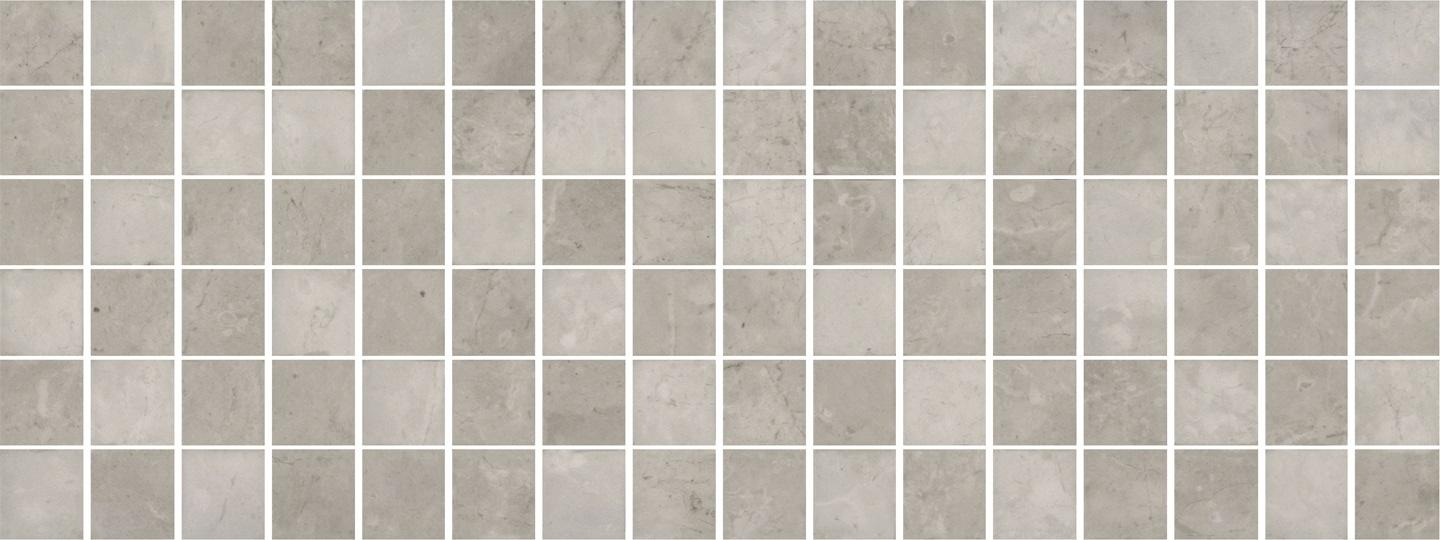 MM15150 Декор Монсанту мозаичный серый светлый глянцевый Kerama Marazzi 15x40