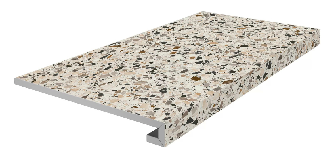 KM6060G0031RGCF Ступень клееная фронтальная Бричиола беж. светлый  матовый Kerama Marazzi 33х60