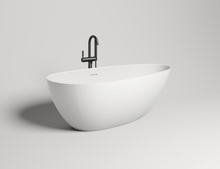 Ванна отдельностоящая Salini Paola Bassa 160, Solix, 1600х770х540 мм, белая матовая, 101611SM