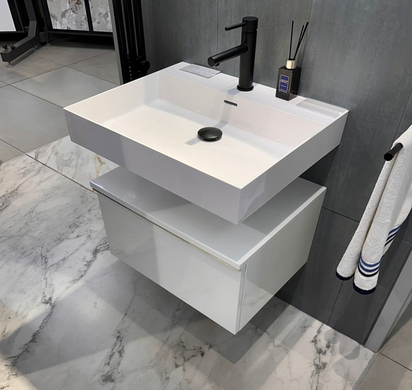 Раковина GD Slim Apoyo 605*490 100221199 + Модуль подвесной Tetris 60, цвет белый