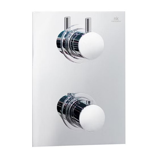 100063403 Noken Urban  Смеситель с термостатом на 2 выхода, хром