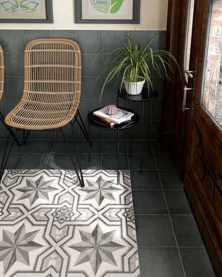 Art Nouveau Cinema Grey керамогранит Equipe 20x20