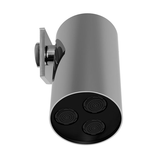 F5918OS Верхний душ O3 настенного монтажа d=80мм, Brushed Gold