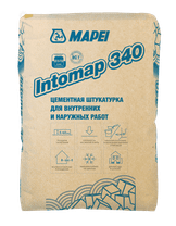 Intomap 340, 25кг - Смесь штукатурная для ячеистых бетонов, цементная