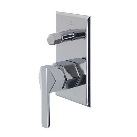 100156031 Noken Chelsea Наружняя часть встроенного смесителя для ванны и душа, хром
