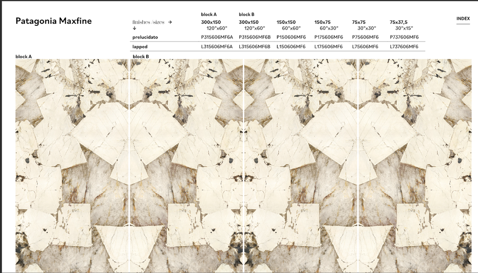 Patagonia Luc. 6 mm керамогранит Maxfine 150х300
