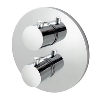 100124173 Noken Rondo Наружная часть термостатического смесителя, хром