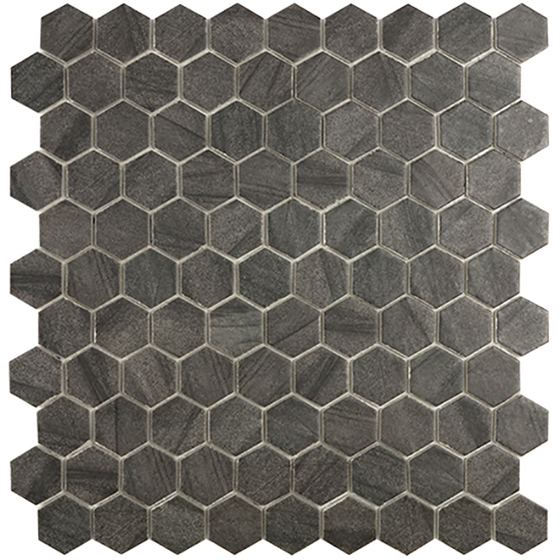 Desert Streeple Grey Hex мозаика Vidrepur