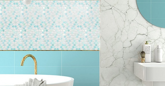 Glaicer Mix Hex мозаика Vidrepur