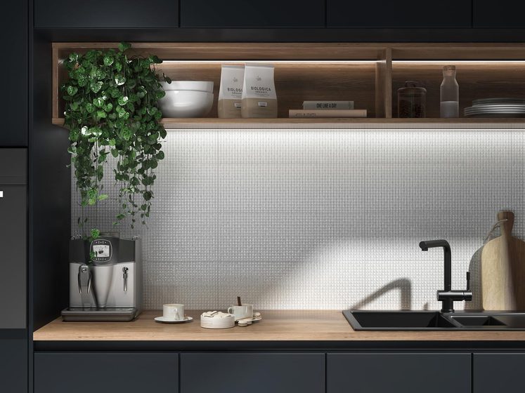 60172 Бьянка белый глянцевый чип Kerama Marazzi 20х60