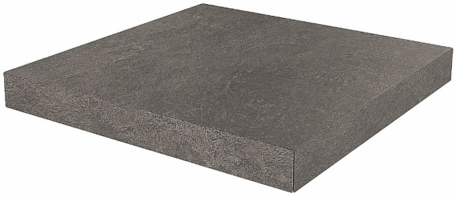 DD600620R/GCA Ступень угловая клееная Про Стоун антрацит обрезной Kerama Marazzi 33x33