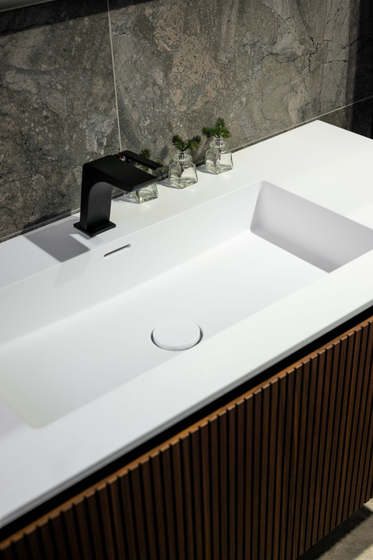 Комплект Brenta Fly 120 см (тумба 1 ящик, W10 шпон Dark walnut)