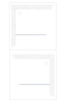 Штора на ванну MÖLLE DE020P601, 75x150 см, поворотное, стекло 6 мм., профиль хром, GuteClean