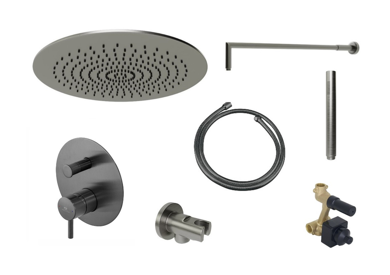 100301168 Noken Rondo Комплект для душа, матовый титан