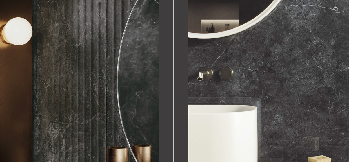 Nero Velluto Polished керамогранит 6 мм Xlight 120х270