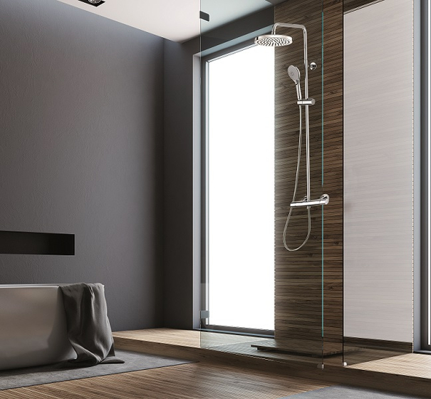 Душевая стойка BOSSINI ELIOS L10173.030 хром (030) без термостата