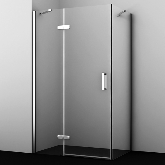 Душевой угол Wasserkraft Aller 10H07R, 1200x900x2000 мм, 8мм, WasserSchutz, серебристый профиль