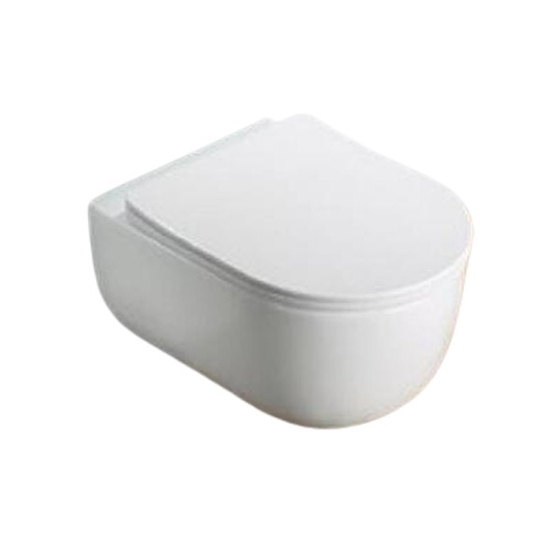 Унитаз SC361W  подвесной (490х355х320), микролифт,белый