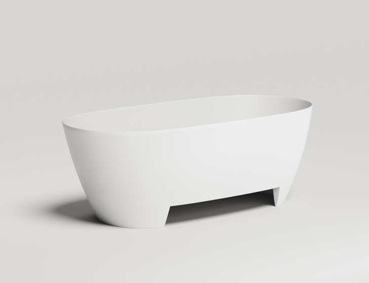 Ванна Lofo 170х80 Solid Surface UM12122, матовая