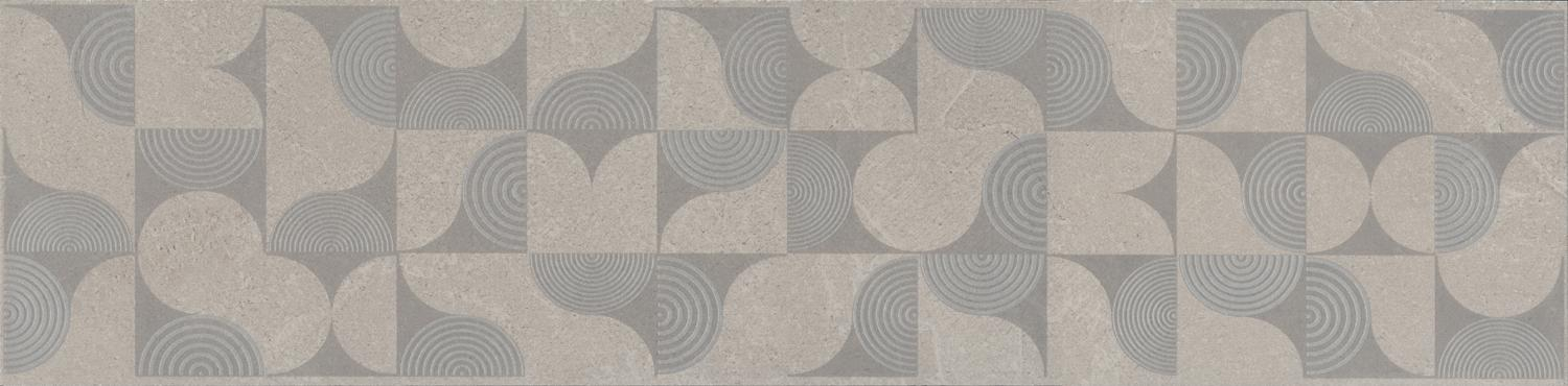 AZ/B005/11232R Бордюр Авенида серый светлый матовый обрезной Kerama Marazzi 60х14,5