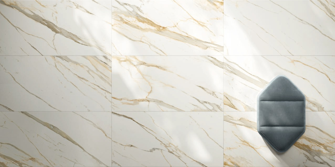 Stellaris Calacatta Gold Nat керамогранит Italon 60x120