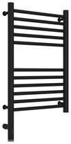 Полотенцесушитель Богема 3.0 600х400 прямая, тэн левый, Матовый черный, 31-5804-6040