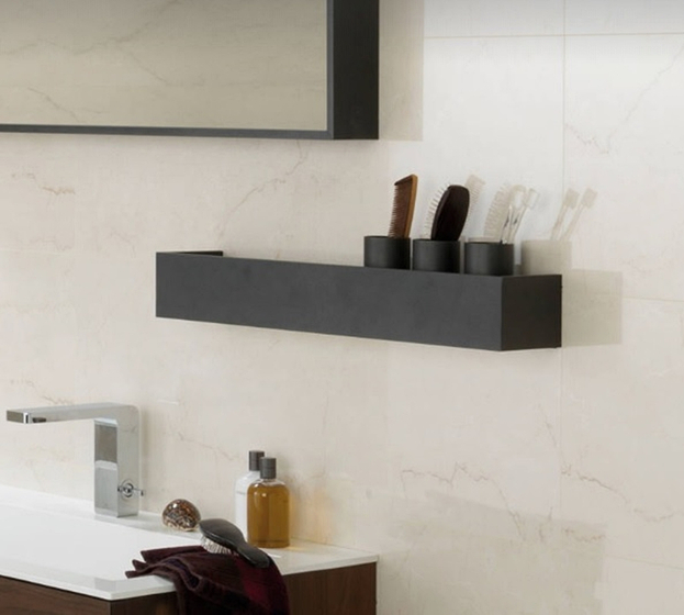 Полка GD Dess 60 метал/крион 100160321 с полотенцедержателем и 3 стакана