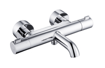 Смеситель для ванный JTP Rod Chrome, с термостатом, WJ 8501570 CR