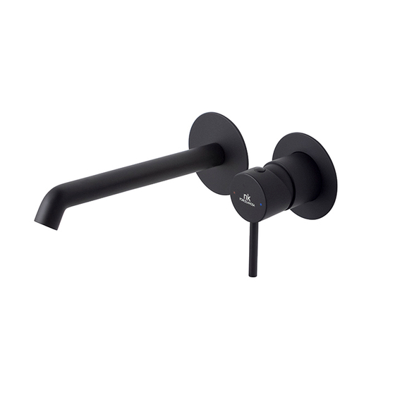 100345140 Noken Round Наружная часть встроенного смесителя для раковины, черный