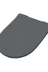 Крышка с сиденьем ARTCERAM, FILE 2.0, Slim для унитаза, soft-close, цвет grigio oliva/хром FLA014 15