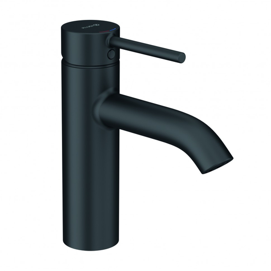 Смеситель для раковины Kludi Bozz Black, черный матовый, 382823976