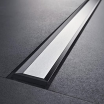 Крышка душевого канала Geberit CleanLine 20: 90-130 cм,тёмный/потёртый металл (154.451.00.1)