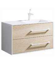 Тумба Майами Т9 подвесная с раковиной 900 мм (чаша справа) Mai.01.09/R