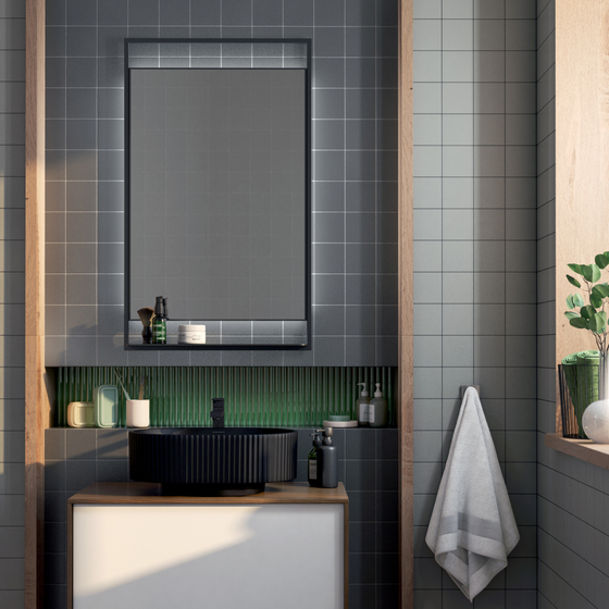 1329 Агуста серый светлый натуральный  из 12 частей Kerama Marazzi 9,8х9,8