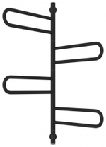 Полотенцесушитель Парео 4.0-4С, 978х535, Матовый черный, 31-0823-0978