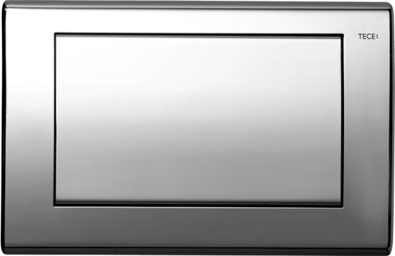 9240311 TECE Planus Панель смыва унитаза для одинарной системы смыва, материал металл, цвет панели хром глянцевый