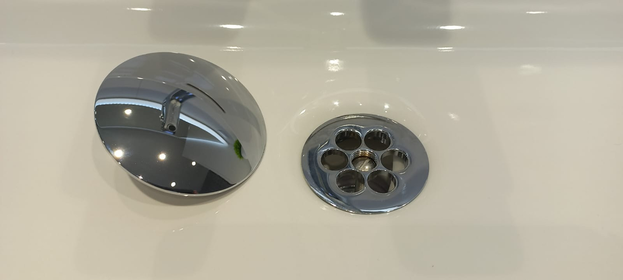 Донный клапан Gama Decor незапираемый, хром 100036254