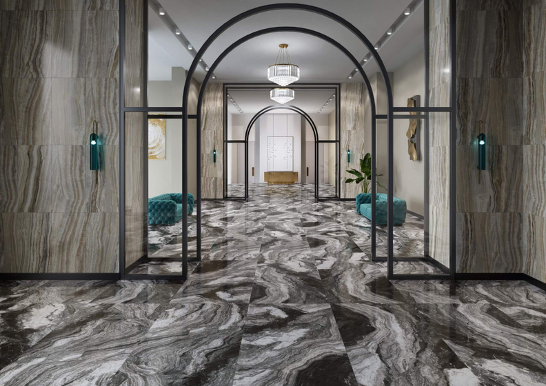 SG567702R Ониче серый темный  обрезной лаппатированный Kerama Marazzi 60x119.5