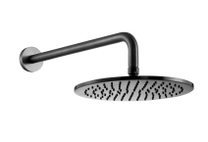 Верхний душ с кронштейном JTP Rod Matt Black, Ø - 250 мм, WJ 8004A-8051 MB