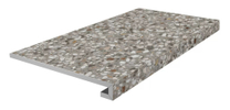 KM6060G0011RGCF Ступень клееная фронтальная Бричиола серый матовый Kerama Marazzi 33х60